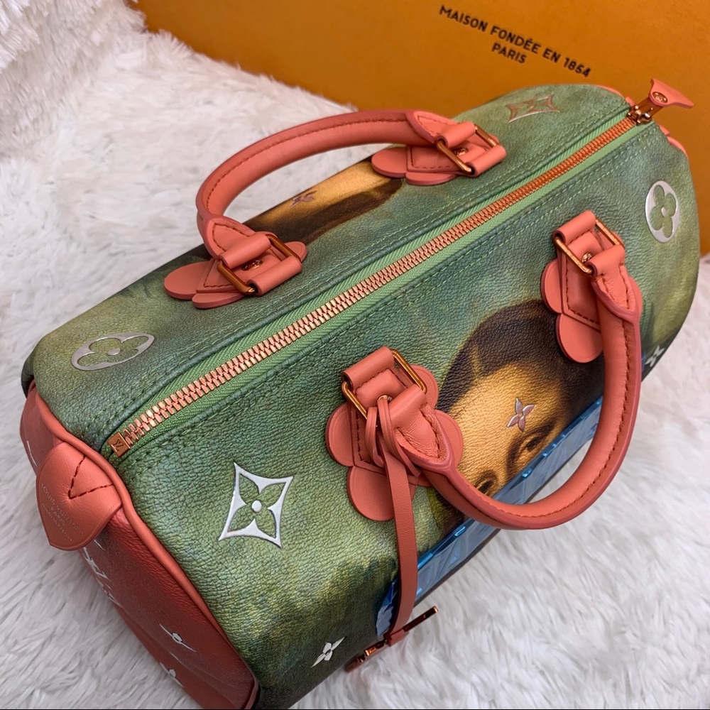 ❌SOLD❌Louis Vuitton Da Vinci Mona Lisa Speedy Bag - Picture 3 of 16